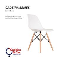 Cadeira Charles Eames Eiffel Dkr Wood (Base de Madeira) e Assento Polipropileno - Bulk