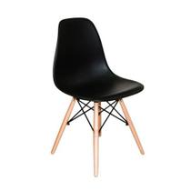 Cadeira Charles Eames Eiffel Dkr Wood - Design - Preta Cadeira Charles Eames Eiffel Dkr Wood - Design - Preta