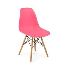 Cadeira Charles Eames Eiffel Dkr Wood - Design - Rosa Pink - Império Brazil Business