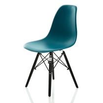 Cadeira Charles Eames Eiffel DSW - Azul Escuro - Black Edition