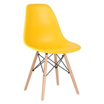 Cadeira Charles Eames Eiffel DSW - Base de madeira clara - Loft7