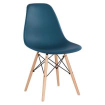 Cadeira Charles Eames Eiffel DSW - Base de madeira clara