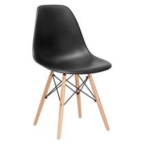 Cadeira Charles Eames Eiffel DSW - Base de madeira clara