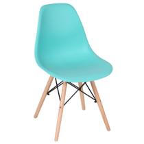 Cadeira Charles Eames Eiffel DSW - Base de madeira clara - Loft7
