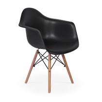 Cadeira Charles Eames Eiffel Wood Daw Com Braços Design