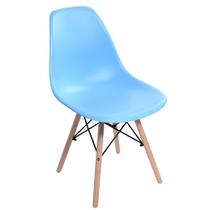 Cadeira Charles Eames Lara Base Madeira Fixa