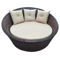 Cadeira Chase Sofa Poltrona Redonda Chase Varanda Jardim Varanda Fibras