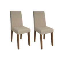 Cadeira Cimol Milena (2 Unidades)-Madeira Savana/Fendi