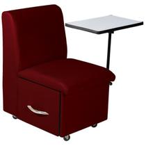Cadeira Ciranda De Manicure Corano Cor Bordo Modelo Premium