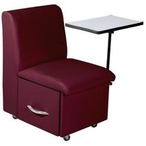 Cadeira Ciranda De Manicure Corano Cor Vinho Modelo Premium