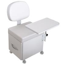 Cadeira Cirandinha Manicure com Gavetão Tampo Articulado e Rodízios Bali For ty Store