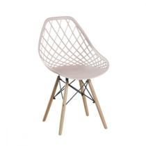 Cadeira Cloe Base Madeira Nude Rivatti Cadeira Cloe Base Madeira Nude Rivatti