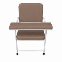 Cadeira Coleta de Sangue Comfort Com Braço Frontal Bege Cadeira Coleta de Sangue Comfort Com Braço Frontal Bege