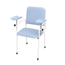 Cadeira Coleta de Sangue Standard Com Braço Lateral Azul Céu Cadeira Coleta de Sangue Standard Com Braço Lateral Azul Céu