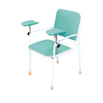 Cadeira Coleta de Sangue Standard Com Braço Lateral Verde Bebê
