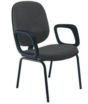 Cadeira com Braços Diretor para Escritório Linha Uno Marrom