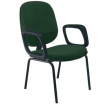 Cadeira Com Braços Diretor Para Escritório Linha Uno Verde Cadeira Com Braços Diretor Para Escritório Linha Uno Verde