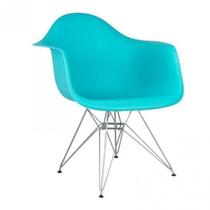 Cadeira com Braços Eames em Metal 1121 Or Design