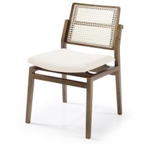 Cadeira com Palinha Avanti Madeira Linho Imbuia