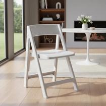 Cadeira compacta Plástica Dobrável Branca Agraplast 1014 prática para uso diário Suporta 100kg Cadeira compacta Plástica Dobrável Branca Agraplast 1014 prática para uso diário Suporta 100kg