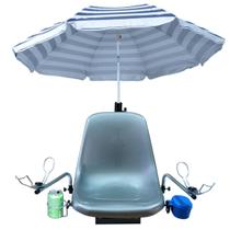 Cadeira concha giratória para barco - com acessórios - cinza Cadeira concha giratória para barco - com acessórios - cinza