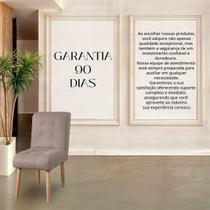 Cadeira Confortavel Jantar Luna Suede Capuccino para Quarto Sala recepção. Cadeira Confortavel Jantar Luna Suede Capuccino para Quarto Sala recepção.