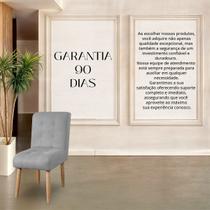 Cadeira Confortavel Jantar Luna Suede Cinza Claro para Quarto Sala recepção. Cadeira Confortavel Jantar Luna Suede Cinza Claro para Quarto Sala recepção.