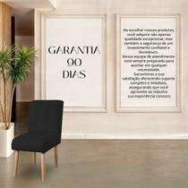 Cadeira Confortavel Jantar Luna Suede Preto para Quarto Sala recepção. Cadeira Confortavel Jantar Luna Suede Preto para Quarto Sala recepção.
