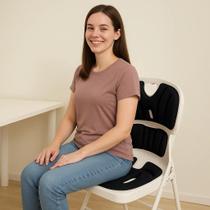 Cadeira Correção Postura Apoio Lombar Almofada Assento Escritório Coluna Encosto Costa