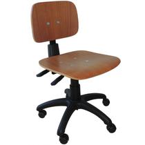 Cadeira Costureira Ergonômica NR17 Com Rodízio - ULTRA Móveis Cadeira Costureira Ergonômica NR17 Com Rodízio - ULTRA Móveis