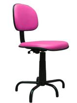 Cadeira Costureira Secretaria Pink - Urban