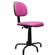 Cadeira Costureira Secretaria Pink