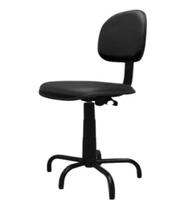 Cadeira Costureira Secretaria Preto Cadeira Costureira Secretaria Preto