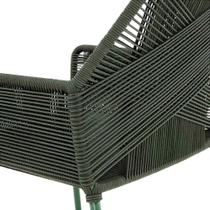 Cadeira Cozinha Poltrona Sala Varanda Arenas Alumínio Corda Náutica