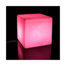 Cadeira Cubo de Plástico Iluminado Ibiza Rosa Bebê Freso Cadeira Cubo de Plástico Iluminado Ibiza Rosa Bebê Freso