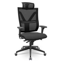 Cadeira Darix X+ Slider Braços 1Dpu Nacional Poliéster Preto Cadeira Darix X+ Slider Braços 1Dpu Nacional Poliéster Preto