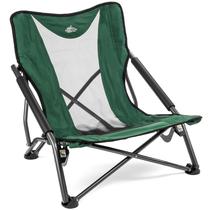 Cadeira de acampamento Cascade Mountain Tech Low Profile Green