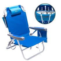 Cadeira de acampamento dobrável SUNNYFEEL Extra Wide 5 Posições 227 kg