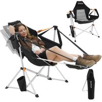 Cadeira de acampamento Hammock KingCamp com apoio para os pés em liga de alumínio Cadeira de acampamento Hammock KingCamp com apoio para os pés em liga de alumínio