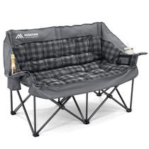 Cadeira de acampamento Huskfirm Double Acolchoada Loveseat para 2 adultos