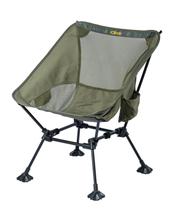 Cadeira de acampamento iClimb Ultralight, compacta, dobrável com suporte traseiro Cadeira de acampamento iClimb Ultralight, compacta, dobrável com suporte traseiro
