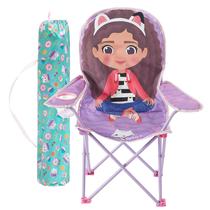 Cadeira de acampamento Idea Nuova Kids Indoor/Outdoor Gabbys Dollhouse