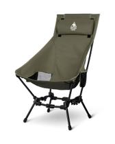 Cadeira de acampamento ONETIGRIS Dragonhide com travesseiro, capacidade de 125 kg