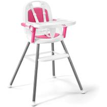 Cadeira de Alimentação 3 em 1 Berry Multikids - Rosa