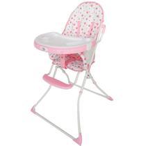 Cadeira de Alimentação Bebê Flash Rosa Baby Style