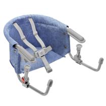 Cadeira de Alimentação de Encaixe em Mesa 6M-15Kg Multikids Baby Click Azul - BB377 - MultikidsBaby