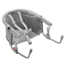 Cadeira de Alimentação de Encaixe em Mesa Cinza Ideal para Bebês 6 meses 15 KGS Baby Click N' Clip Multikids - BB379