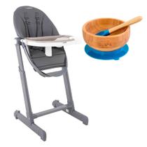 Cadeira de Alimentação Enjoy e Tigela de Bambu com Ventosa - Kiddo