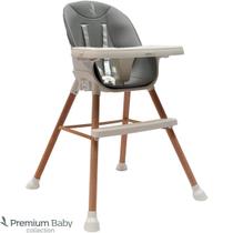 Cadeira de Alimentação Executive 5 em 1 Cinza - Premium Baby