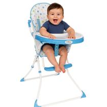 Cadeira de Alimentação Infantil Bebê Azul Menino Baby Style Cadeira de Alimentação Infantil Bebê Azul Menino Baby Style